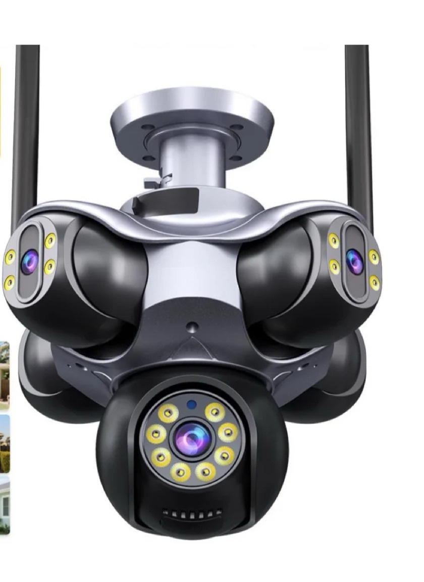 Caméra Wi-Fi à 5 objectifs 25 MP — 5 vues simultanées