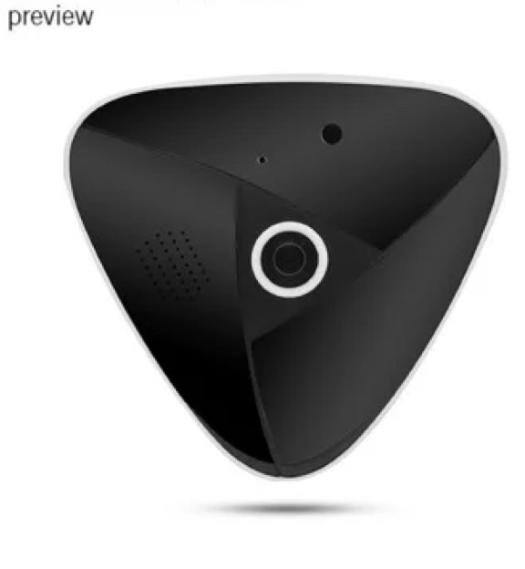 Caméra panoramique 360° Wi-Fi 3 MP — vision nocturne