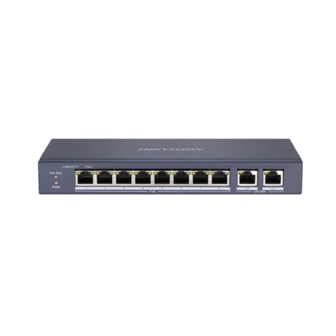 Switch PoE 8 ports + 2 uplink
