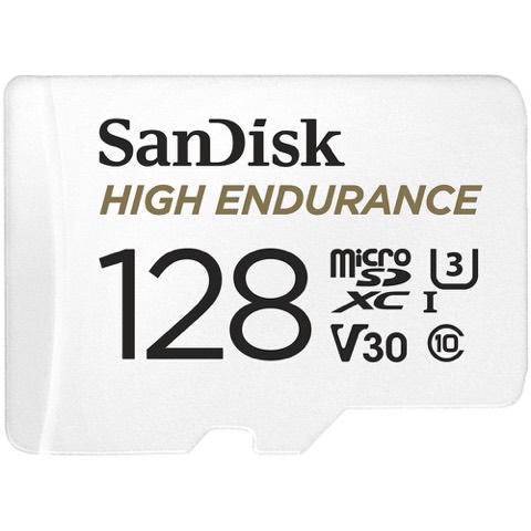 Carte microSD 128 Go spéciale caméra