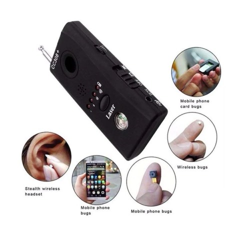 Détecteur de caméras cachées et de micros CC308+ — laser