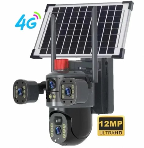 Caméra solaire 4G sans fil — rotation 360°