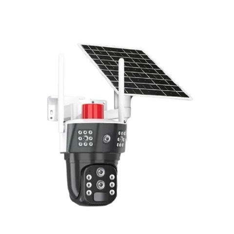 Caméra solaire 4G à 3 objectifs 12 MP — zoom x10
