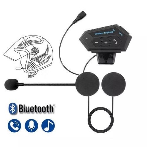 Kit Bluetooth pour casque de moto BT-12