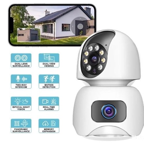 Caméra de surveillance Wi-Fi motorisée 360° C6N