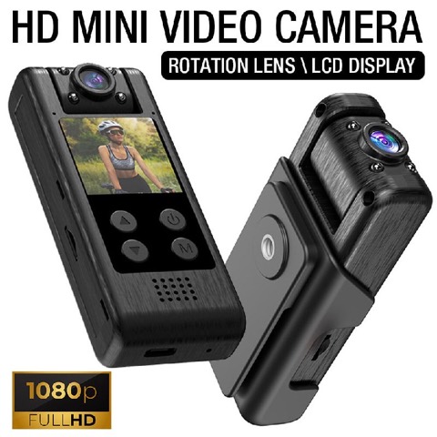 Mini caméra portable 4K HD L10 à objectif rotatif
