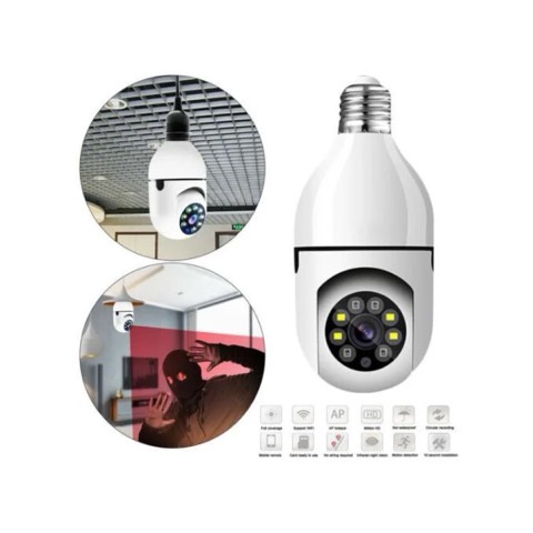 Caméra ampoule Wi-Fi Full HD 1080p — douille E27