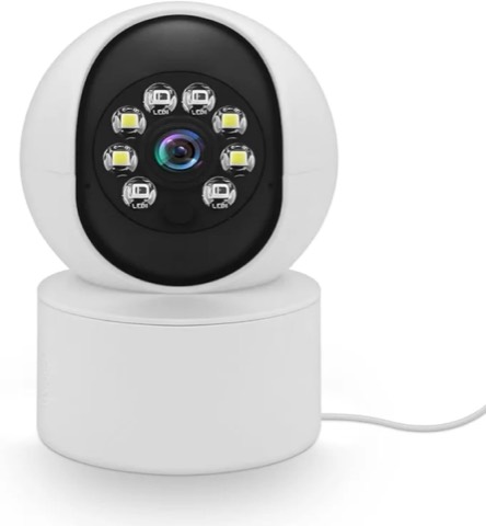 Caméra intérieure Wi-Fi motorisée 1080p — compatible Tuya