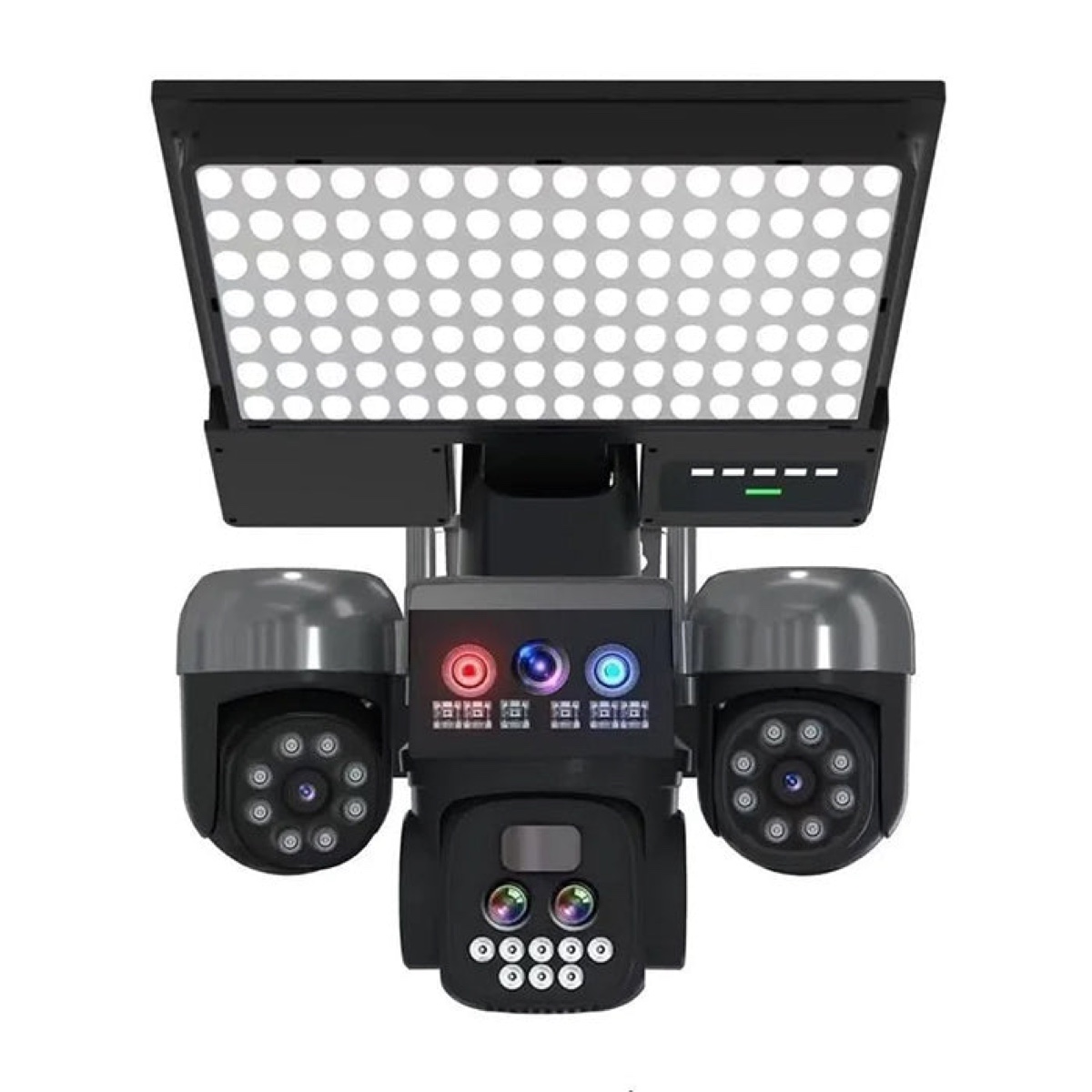Caméra solaire 4G 20 MP à 5 objectifs — zoom optique x18, 3 panneaux