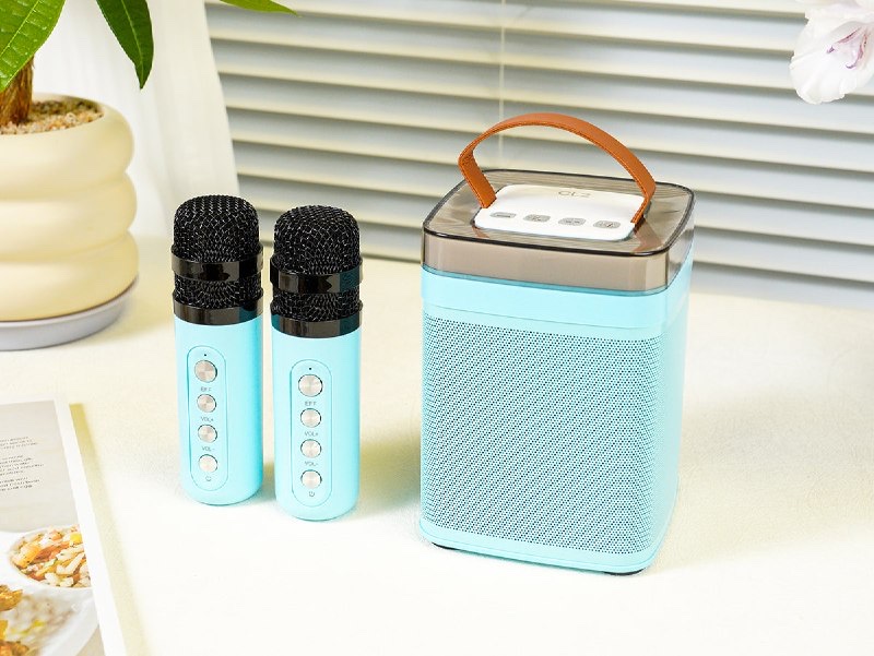 Enceinte karaoké Bluetooth RGB CL2 avec 2 microphones