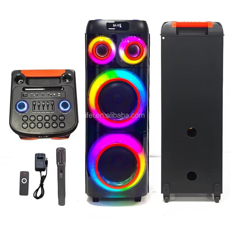 Enceinte de soirée Bluetooth double haut-parleur QL-M8851