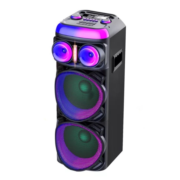 Enceinte de soirée Bluetooth double haut-parleur DR-1266