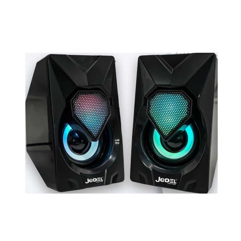 Mini enceintes PC USB RGB JEDEL S-502