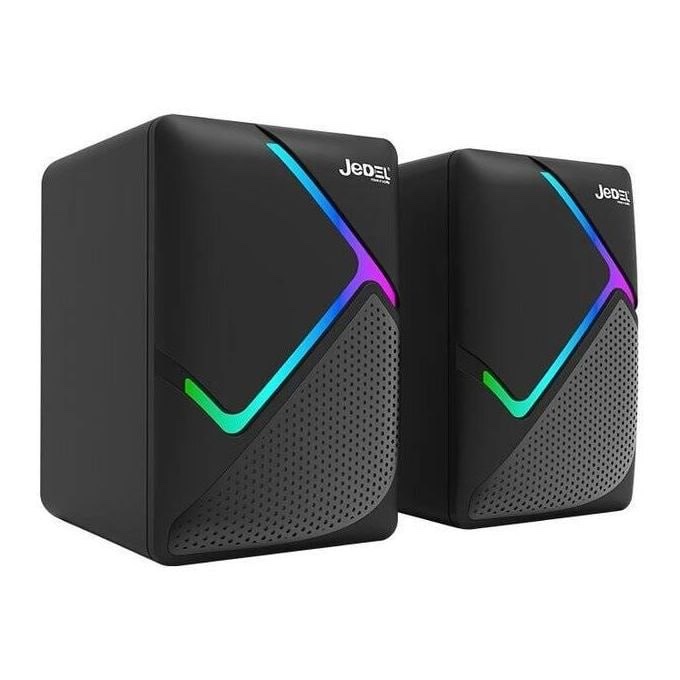 Mini enceintes PC USB RGB JEDEL S-526