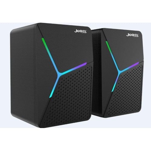 Mini enceintes PC USB RGB JEDEL S-553