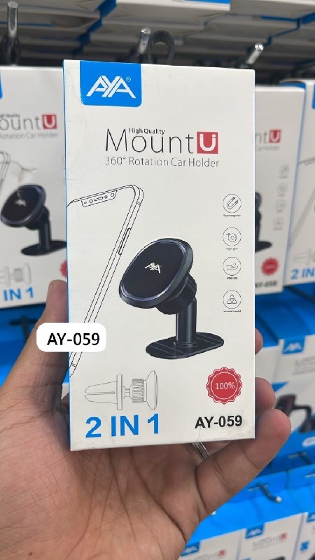 Support de téléphone magnétique 2 en 1 AYA AY-059