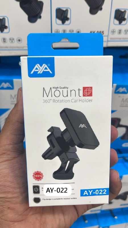 Support de téléphone à pince pour grille d'aération AYA AY-022