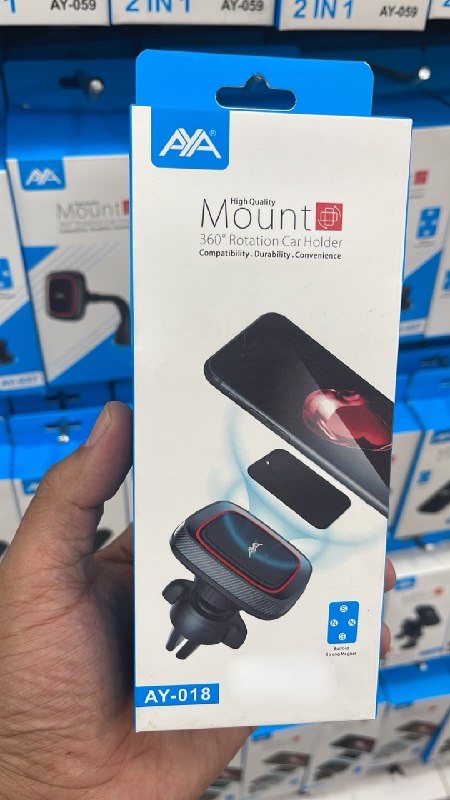 Support de téléphone magnétique pour grille d'aération AYA AY-018