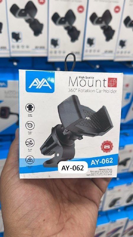 Support de téléphone à pince pour grille d'aération AYA AY-062
