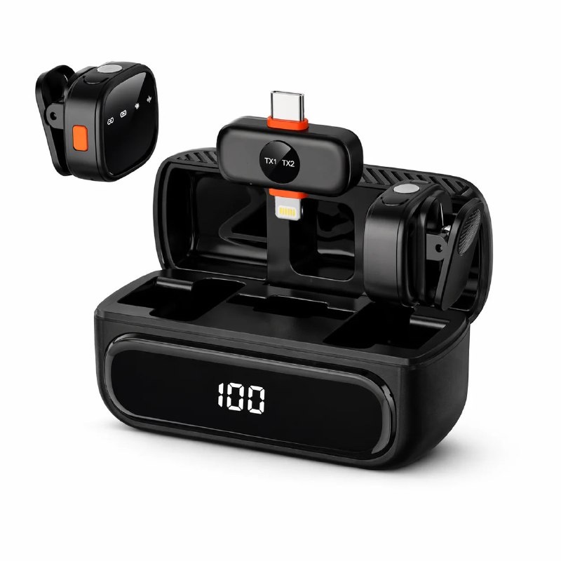 Micro-cravate sans fil MIC AIR S20 avec boîtier de charge